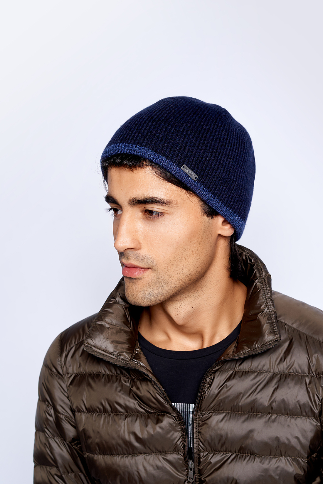 

Шапка бини мужская Baon B849531 deep navy; р.58, B849531