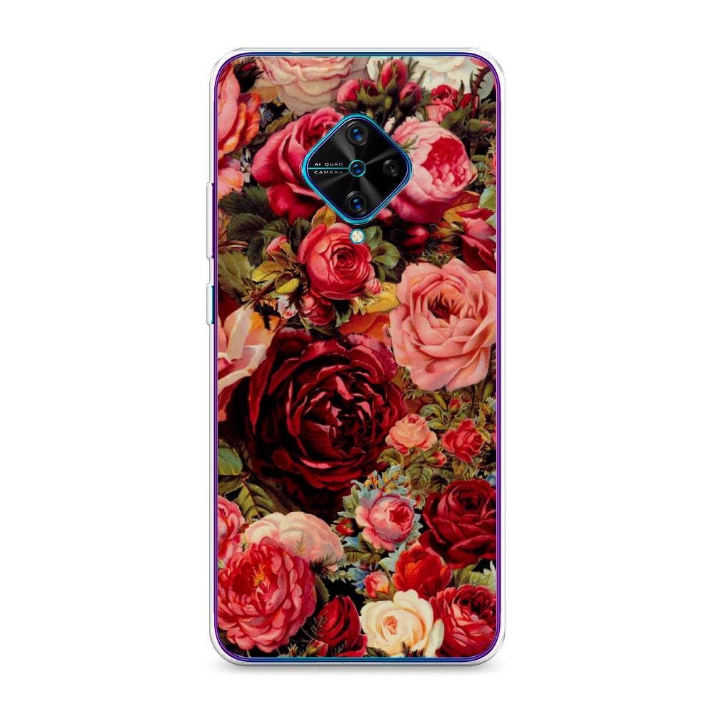 

Чехол Awog на Vivo Y9s "Розы винтажные", 262450-8