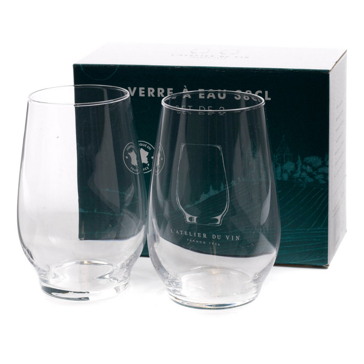 Стаканы L'Atelier du Vin прозрачные 380 мл 2 шт