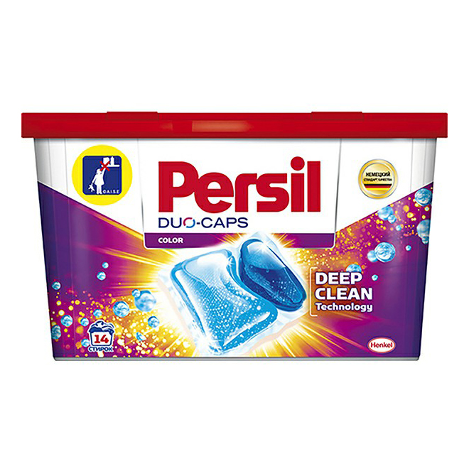 

Капсулы для стирки Persil Duo Caps Color для цветного белья 14 шт