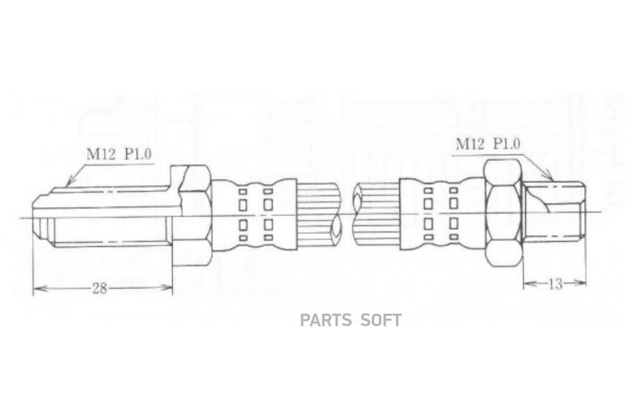 Шланг Тормозной 1Шт SB Nagamochi BH22323F