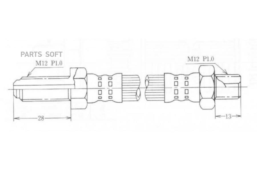 Шланг Тормозной 1Шт SB Nagamochi BH22321F