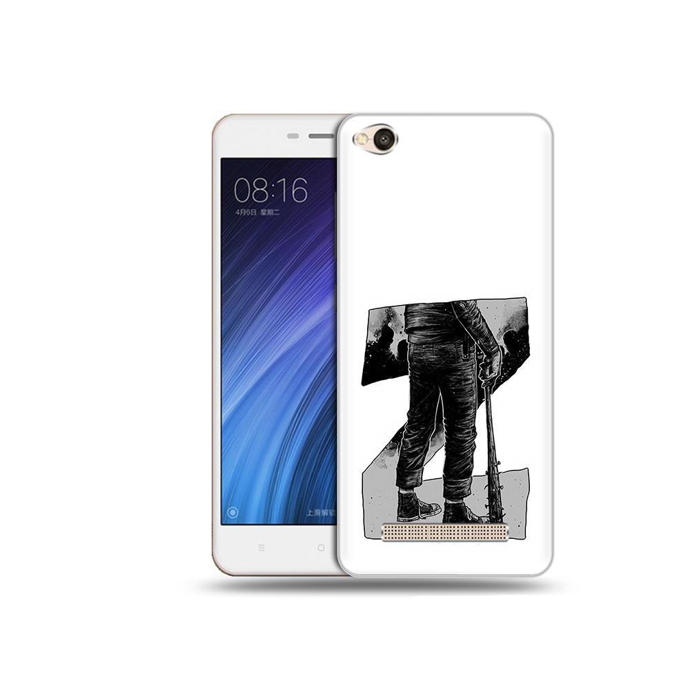 

Чехол MyPads Tocco для Xiaomi Redmi 4A воин черно белый (PT46130.318.265), Tocco