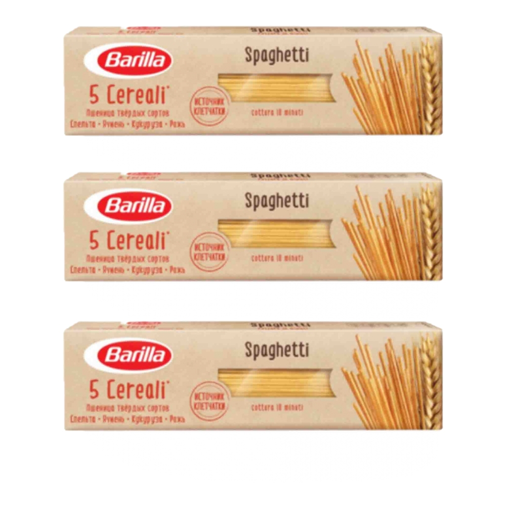 фото Спагетти barilla 5 злаков, 450г х 3 шт