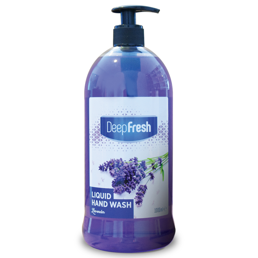 

Увлажняющее жидкое мыло Deep Fresh семейное "Лаванда" с дозатором, Жидкое мыло