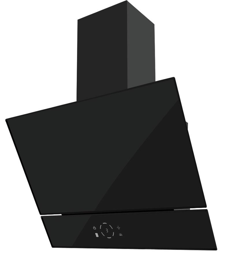 Вытяжка настенная Jacky's JV WB683 черный комплект вентиляторов gamemax kf300r wh