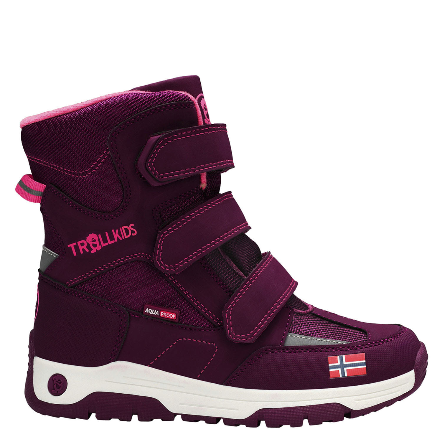 Ботинки Trollkids Kids Lofoten Winter Boots бордовый-фиолетовый 37 6468₽