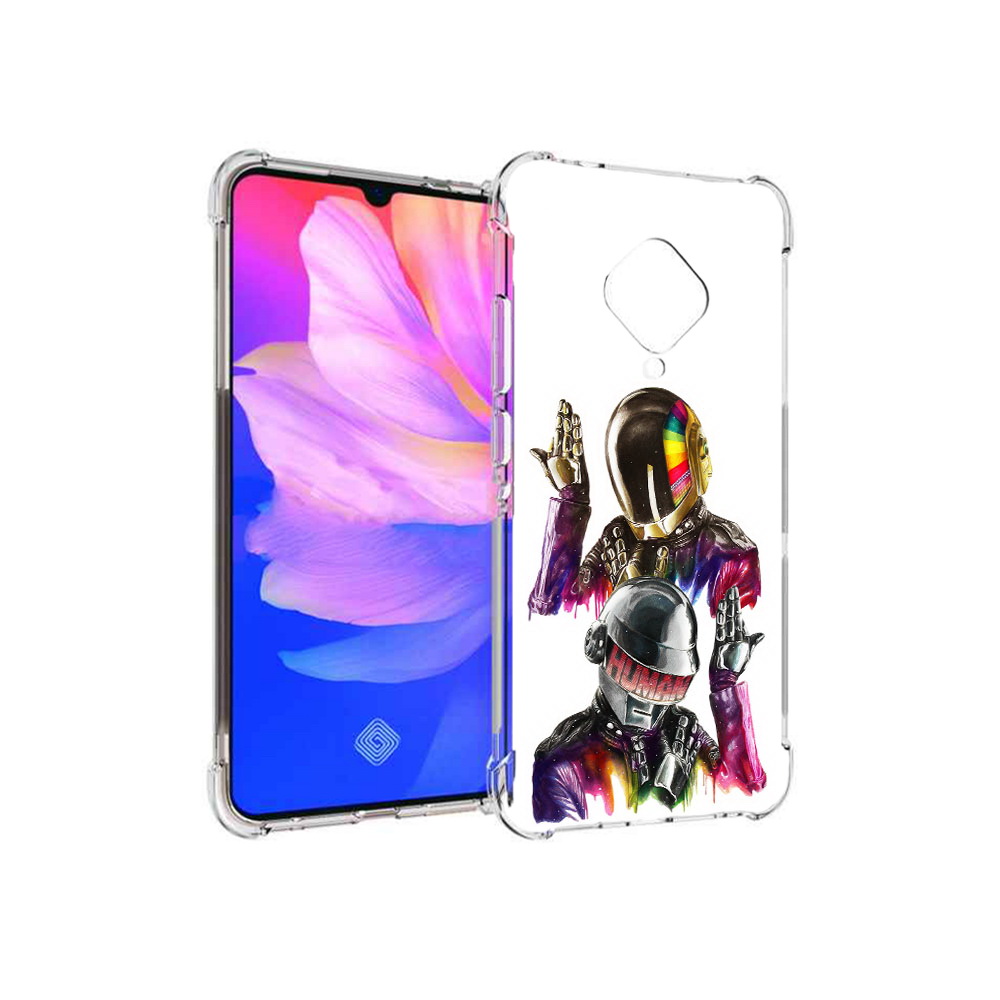 

Чехол MyPads Tocco для Vivo V17 диско космонавты (PT147343.378.329), Прозрачный, Tocco