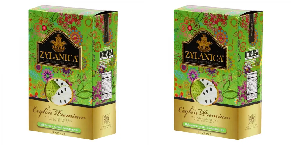 Чай зеленый Zylanica Ceylon Premium Collection Сау-сэп листовой 100 г х 2 шт 1331₽