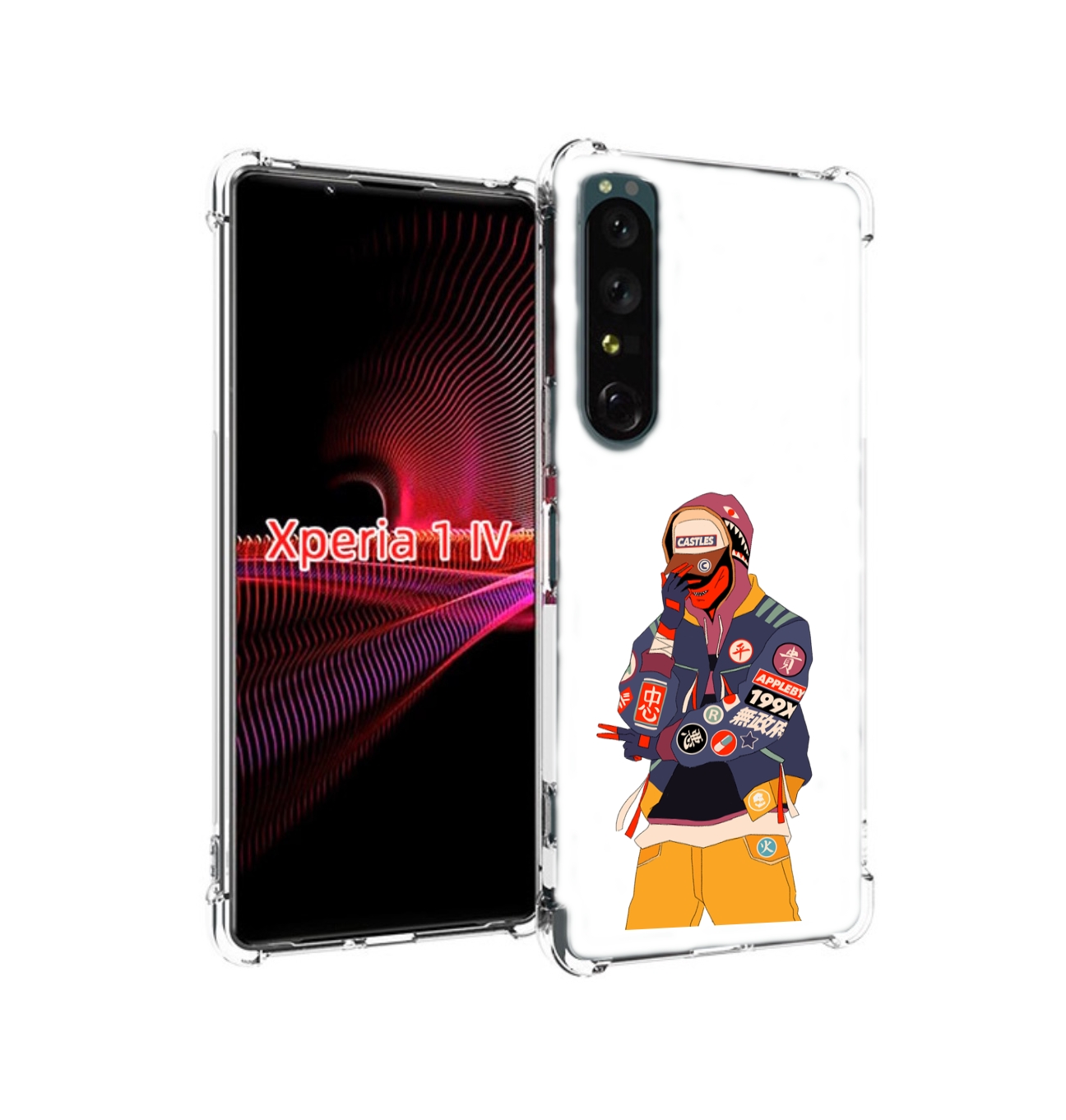 

Чехол накладка MyPads модник для Sony Xperia 1 IV, Прозрачный, Tocco