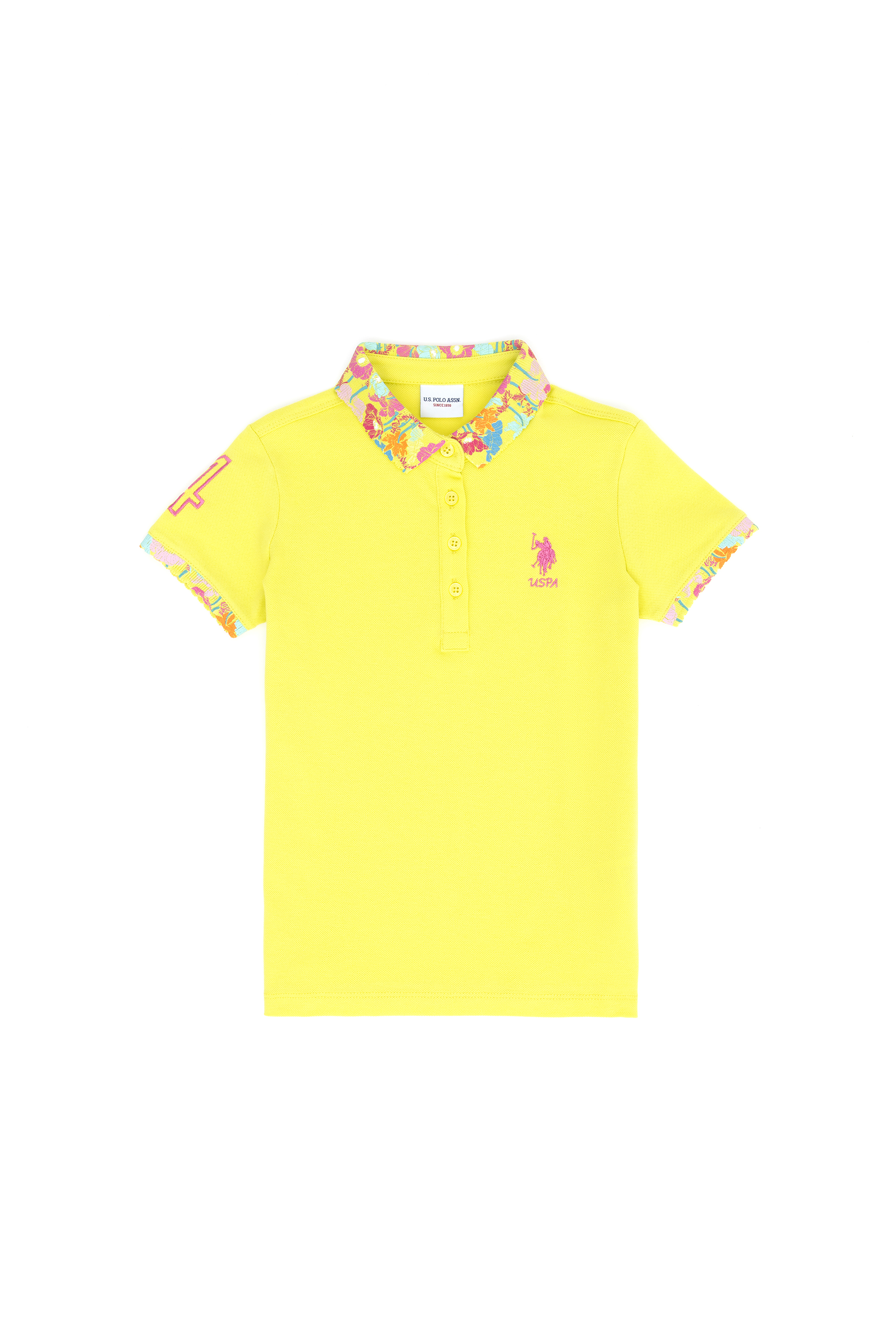 

Поло детское US Polo Assn G084SZ0110SD01, желтый, 134, G084SZ0110SD01