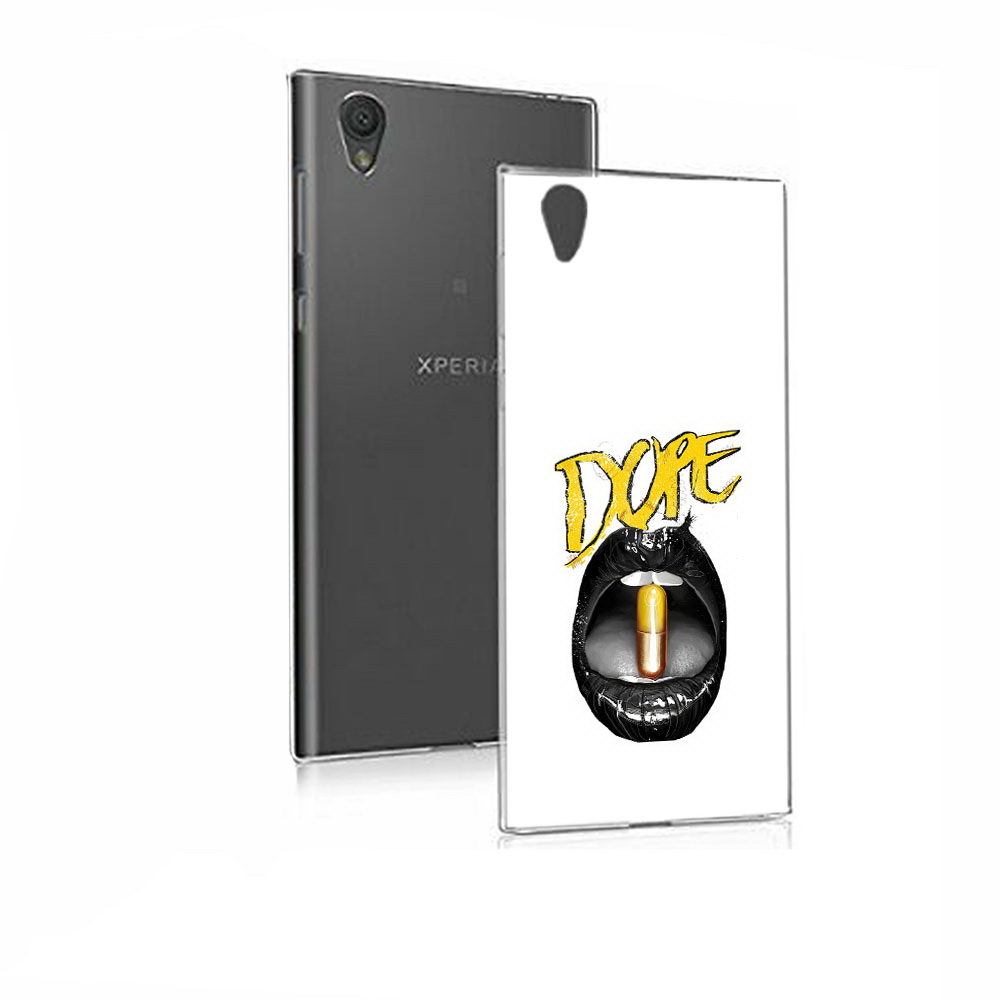 

Чехол MyPads Tocco для Sony Xperia E5 губы (PT50363.248.303), Прозрачный, Tocco