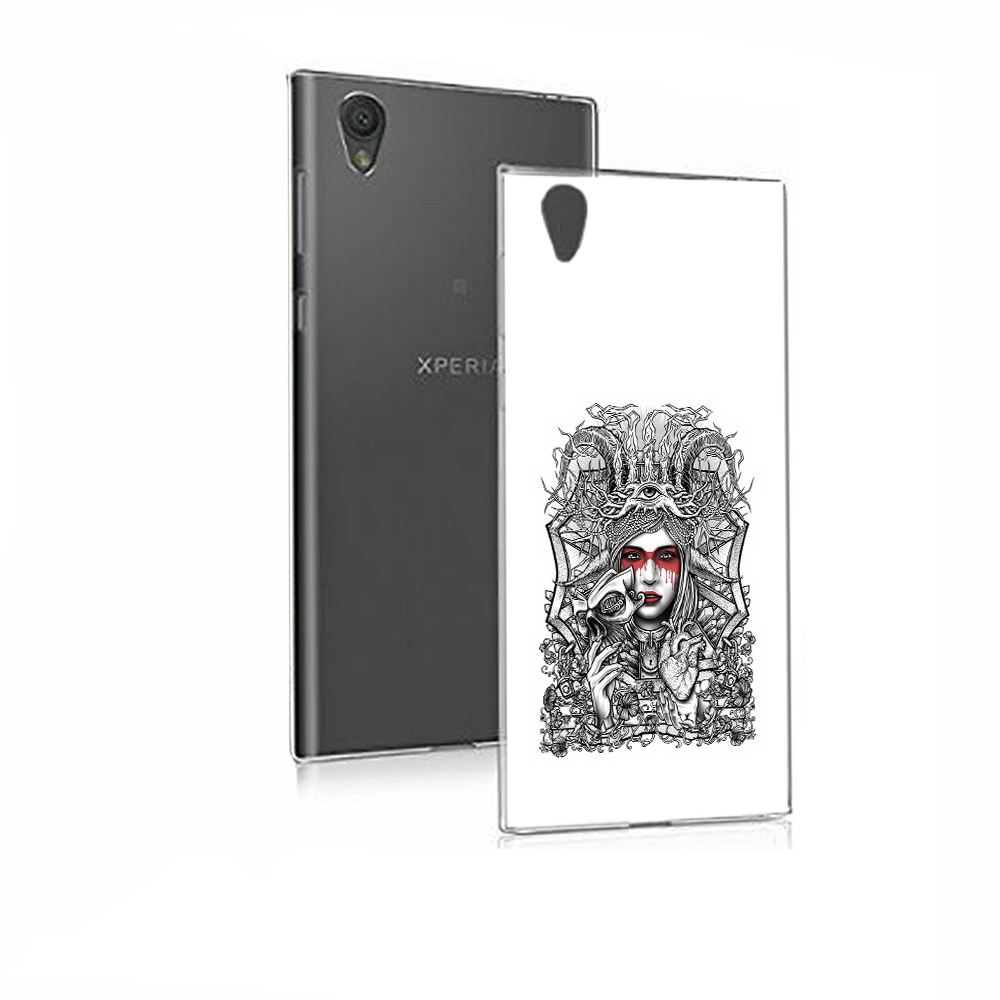 

Чехол MyPads Tocco для Sony Xperia E5 грусная девушка (PT50363.248.302), Прозрачный, Tocco