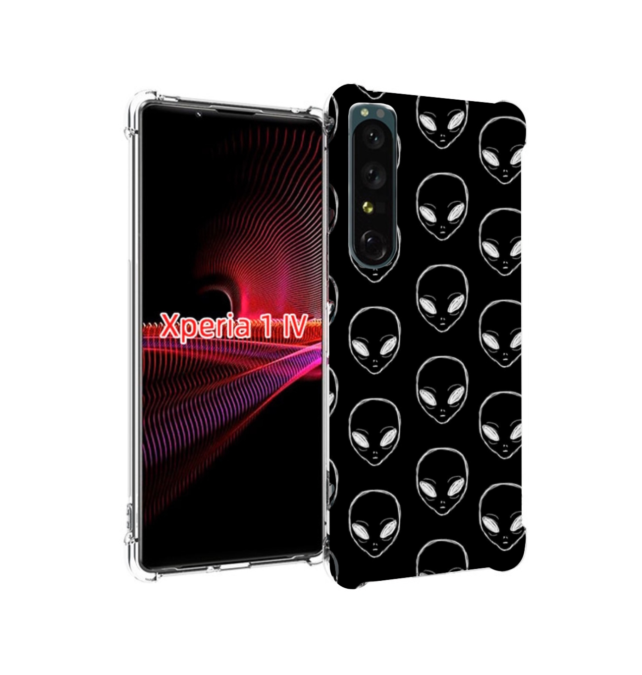 

Чехол накладка MyPads мини-инопланетяне для Sony Xperia 1 IV, Прозрачный, Tocco