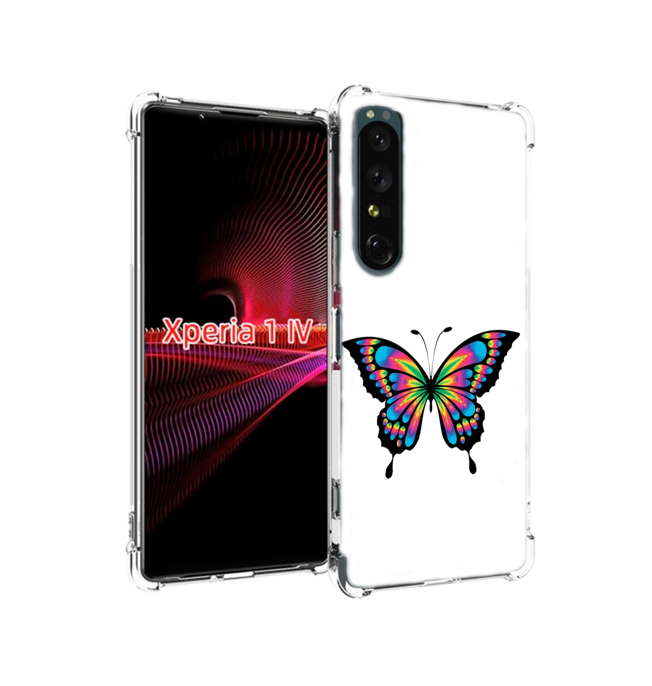 

Чехол накладка MyPads мини-бабочка для Sony Xperia 1 IV, Прозрачный, Tocco