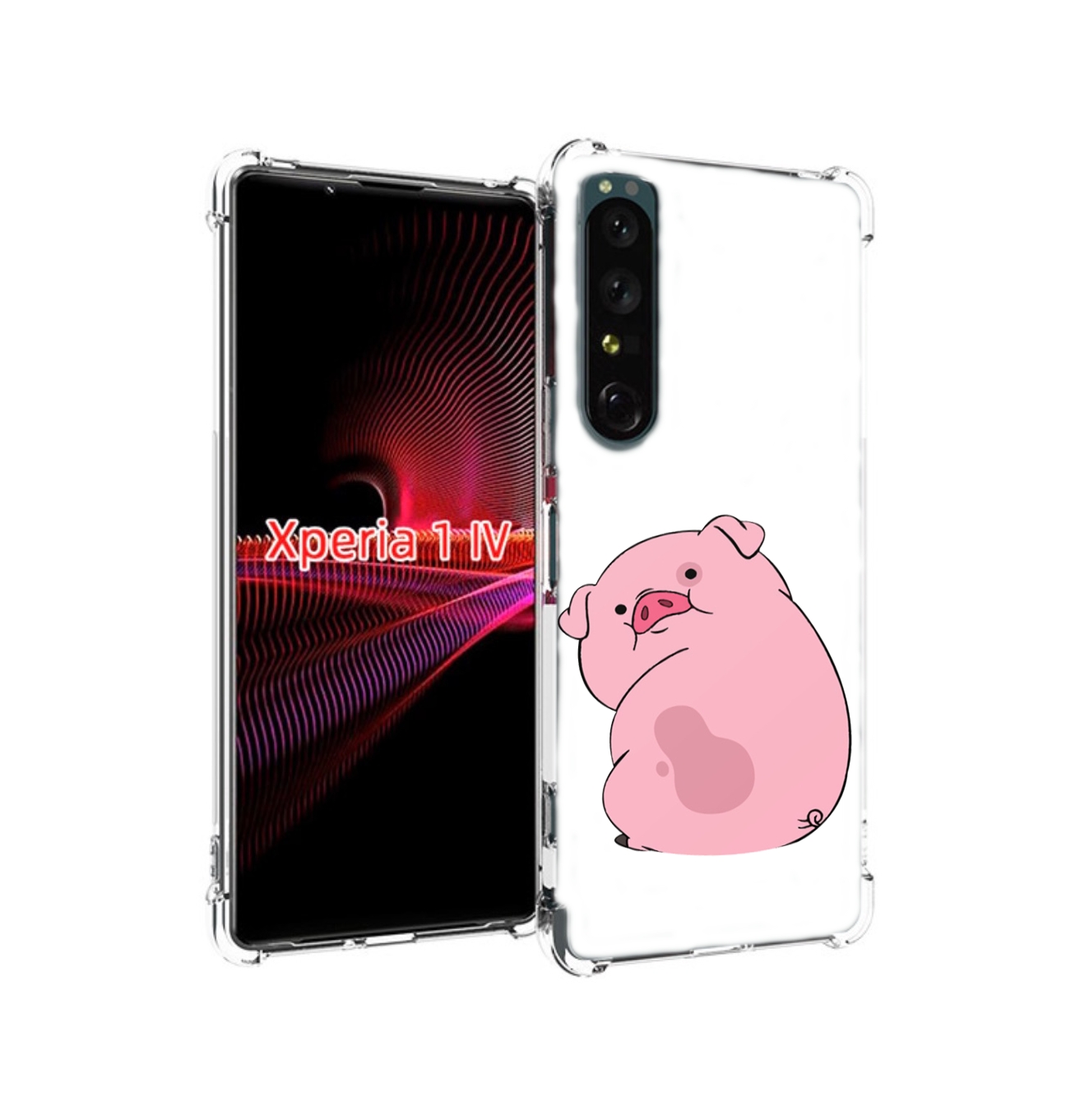 

Чехол накладка MyPads милый-поросенок детский для Sony Xperia 1 IV, Прозрачный, Tocco