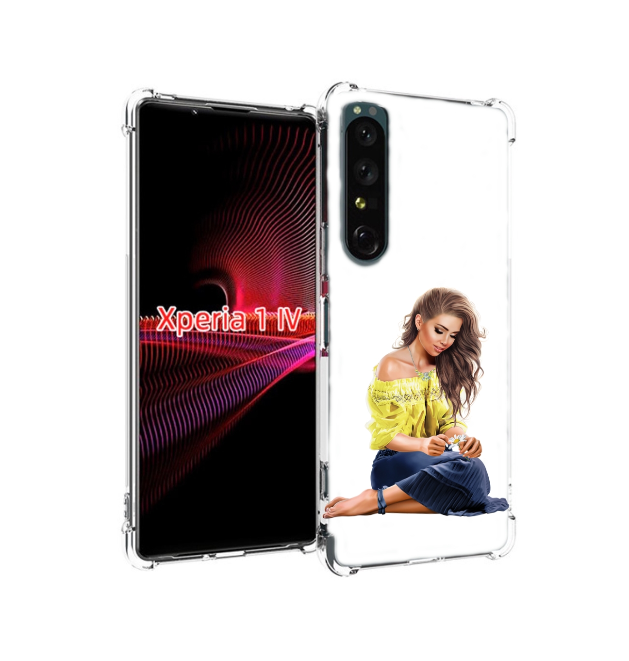 

Чехол накладка MyPads миленькая-девочка женский для Sony Xperia 1 IV, Прозрачный, Tocco