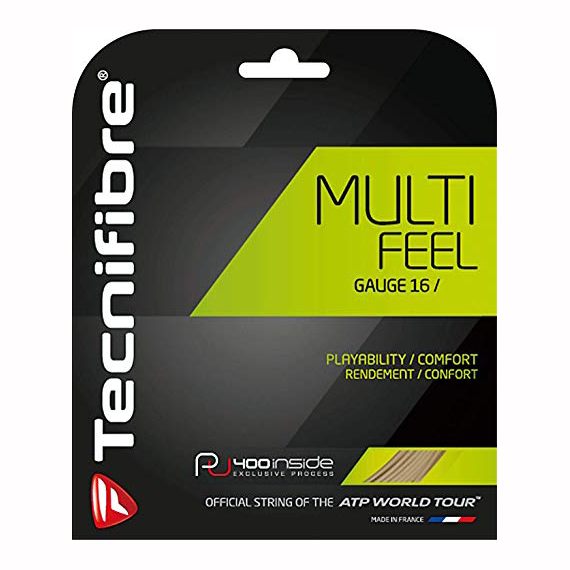 фото Струна для тенниса tecnifibre 12m multifeel 02gmulb, natural, 1.30