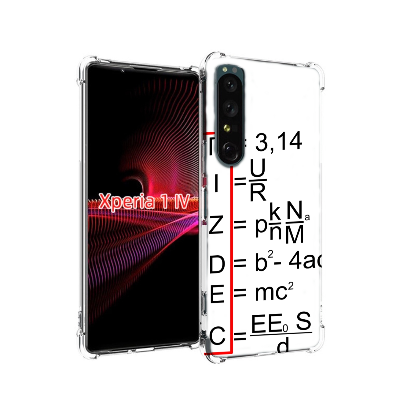 

Чехол накладка MyPads математические-формулы для Sony Xperia 1 IV, Прозрачный, Tocco