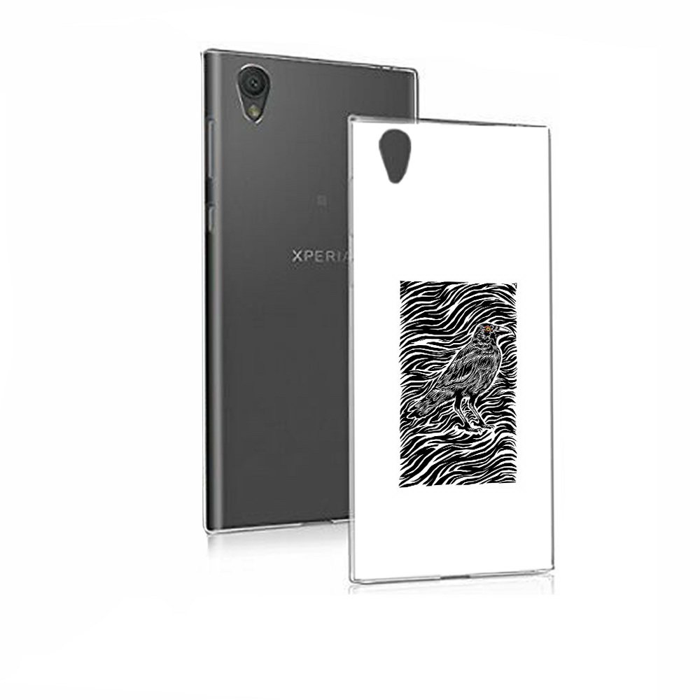 

Чехол MyPads Tocco для Sony Xperia E5 ворон в абстракции (PT50363.248.272), Прозрачный, Tocco