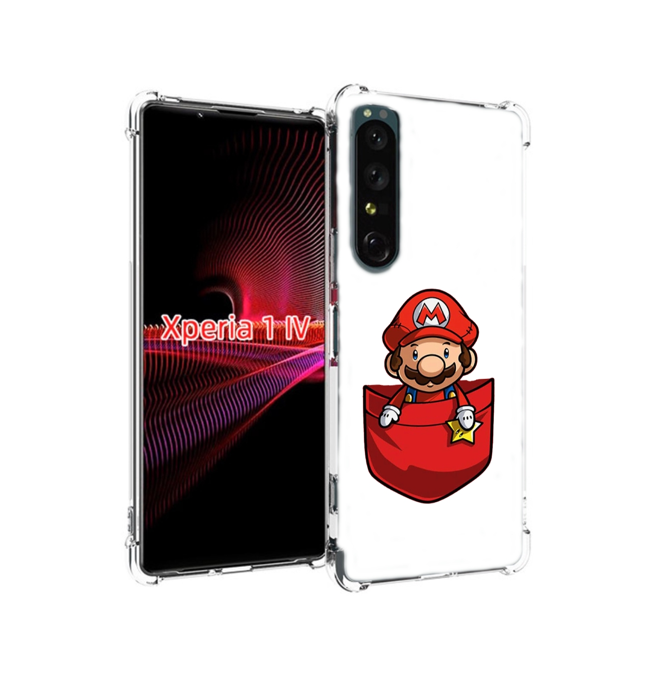 

Чехол накладка MyPads марио в кармашке детский для Sony Xperia 1 IV, Прозрачный, Tocco