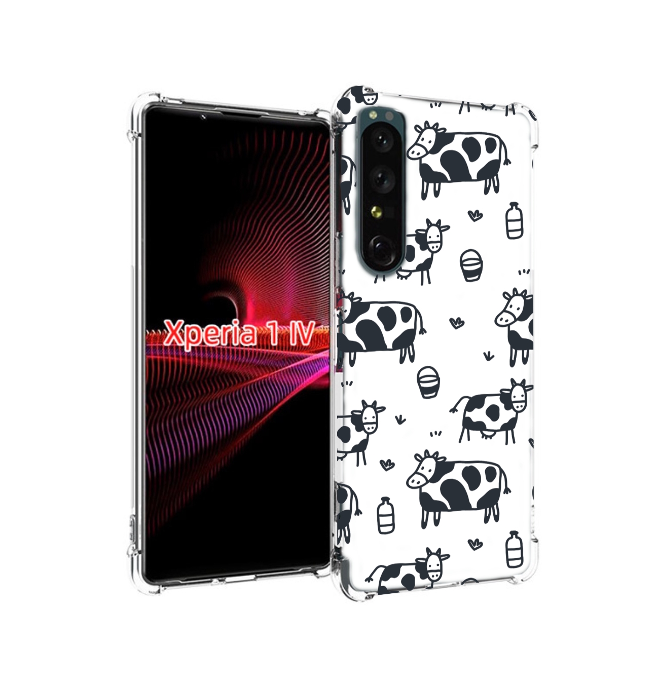

Чехол накладка MyPads маленькие-коровки для Sony Xperia 1 IV, Прозрачный, Tocco