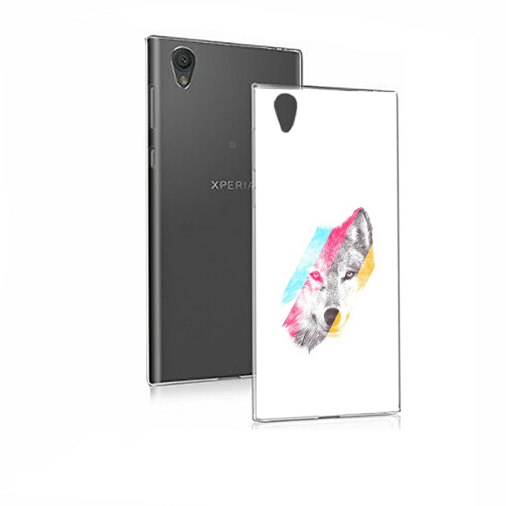 Чехол MyPads Tocco для Sony Xperia E5 волк градиент (PT50363.248.268)