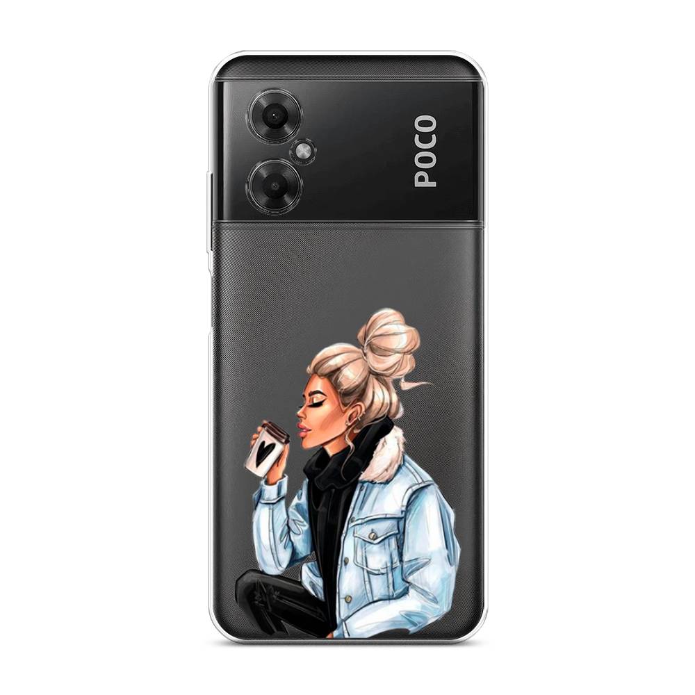 

Чехол Awog на Poco M4 5G / Сяоми Поко M4 5G "Cute girl", Коричневый;бежевый, 316550-7