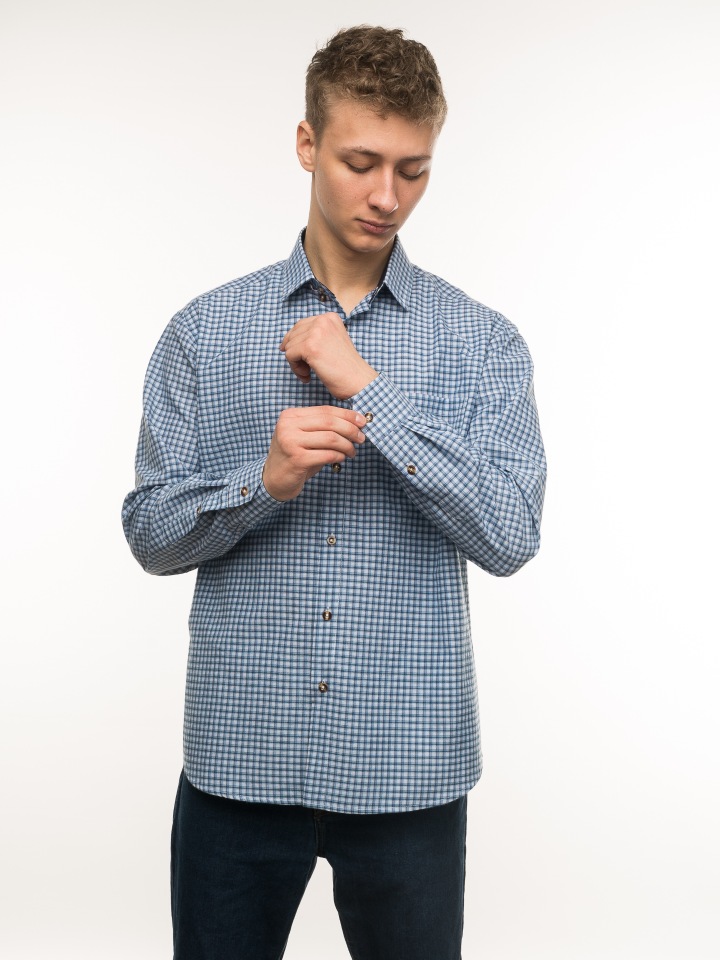 

Рубашка мужская Paolo Maldini mg-f18 серая 3XL, mg-f18
