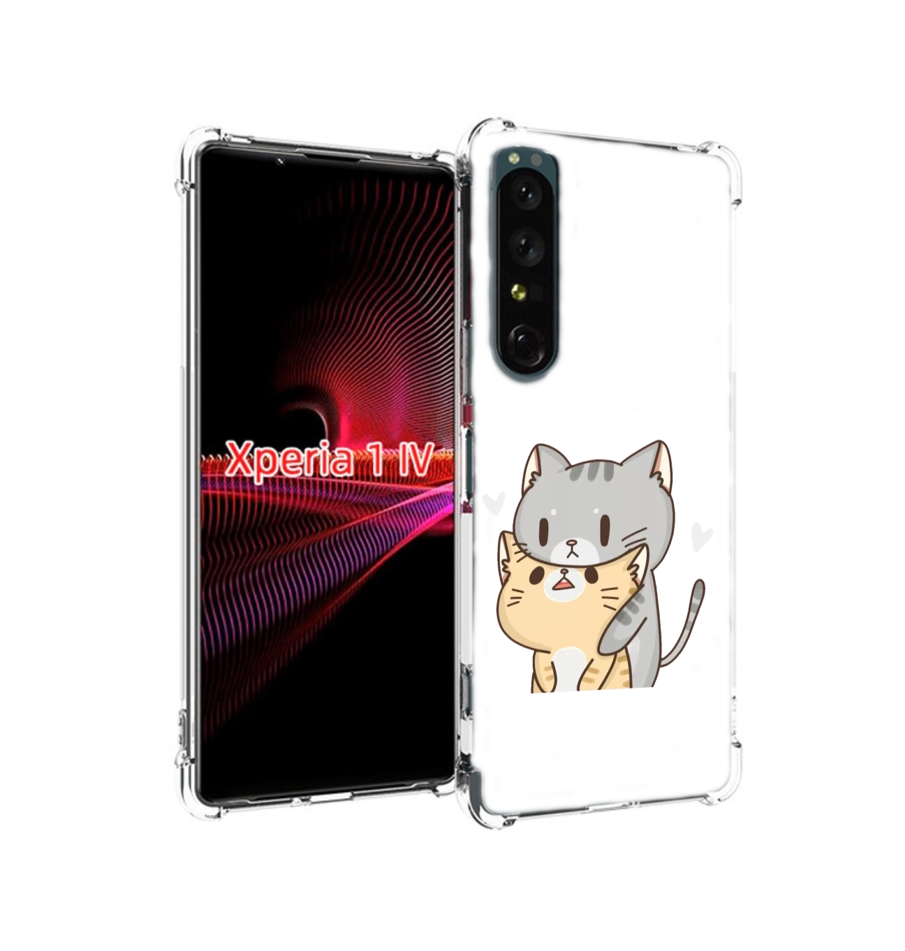 

Чехол накладка MyPads любящие-коты для Sony Xperia 1 IV, Прозрачный, Tocco