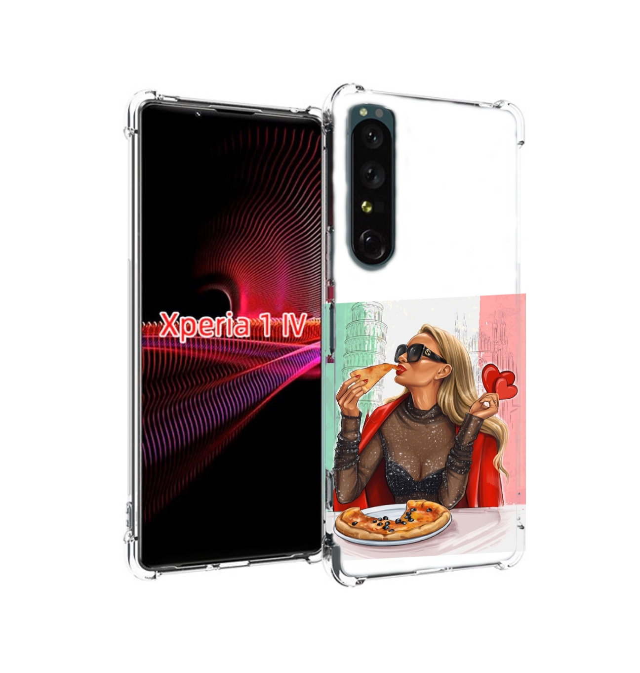 

Чехол накладка MyPads любительница-пиццы женский для Sony Xperia 1 IV, Прозрачный, Tocco