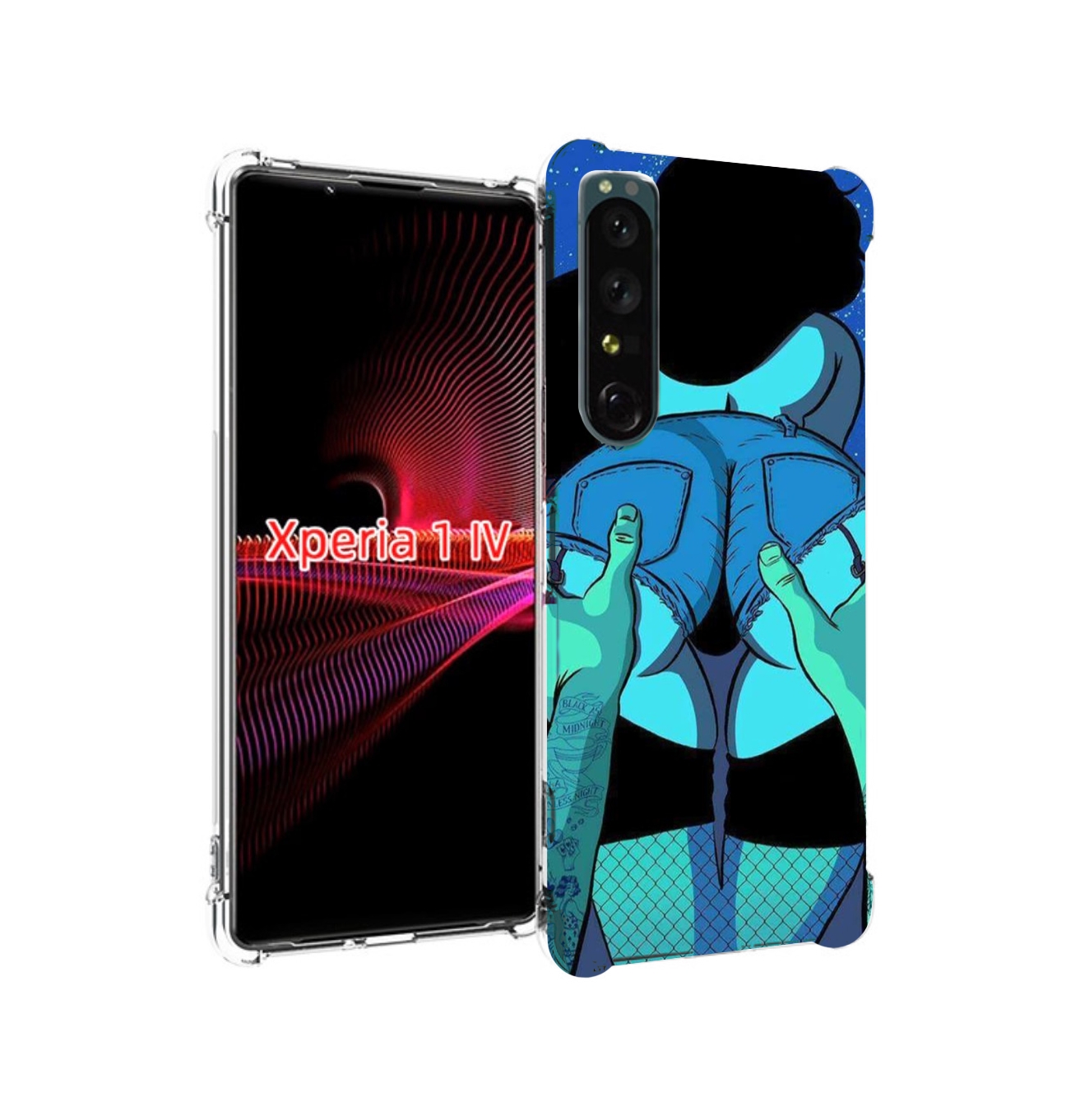 

Чехол накладка MyPads любитель потрогать для Sony Xperia 1 IV, Прозрачный, Tocco