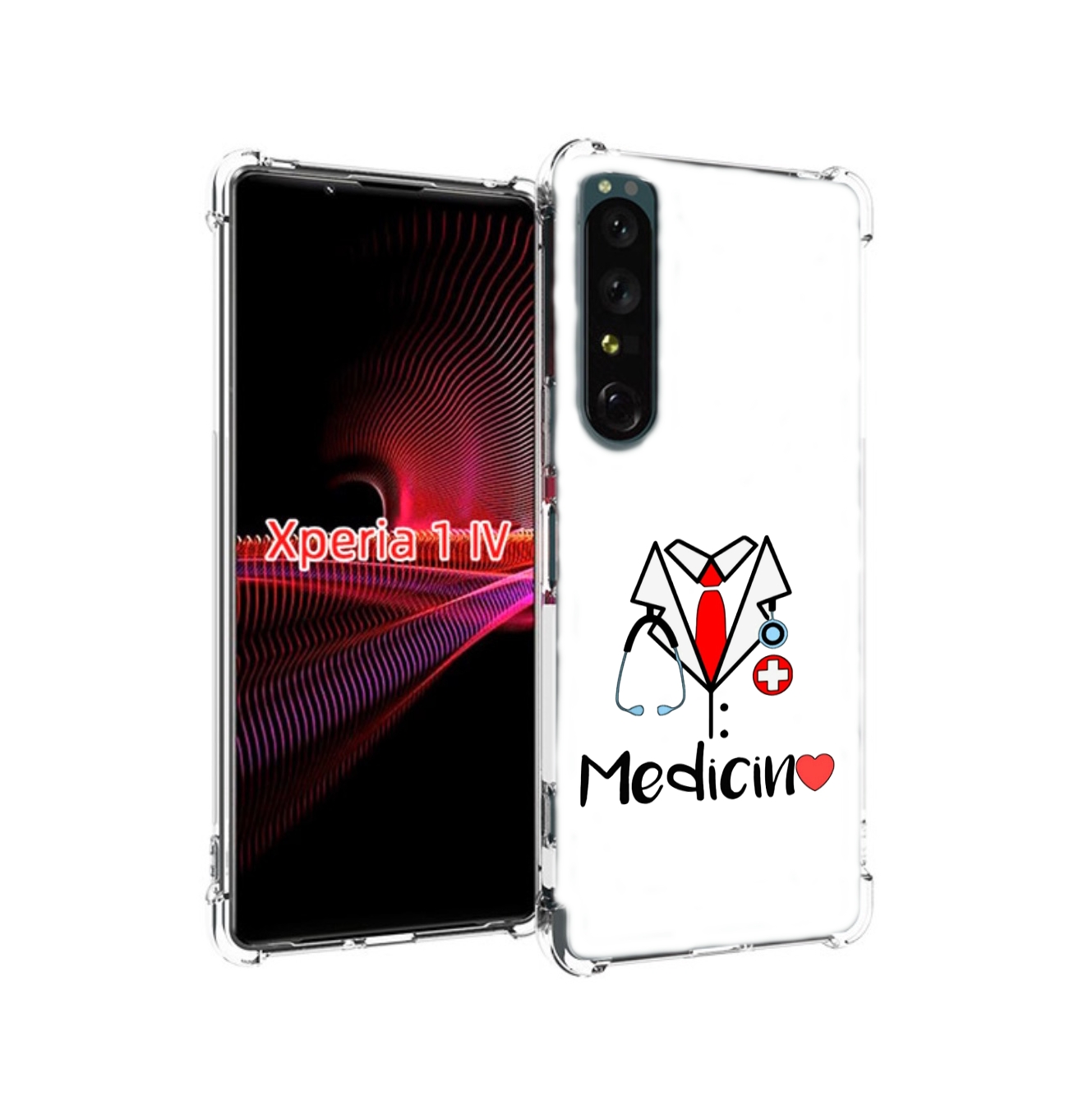 

Чехол накладка MyPads любимая медецина для Sony Xperia 1 IV, Прозрачный, Tocco