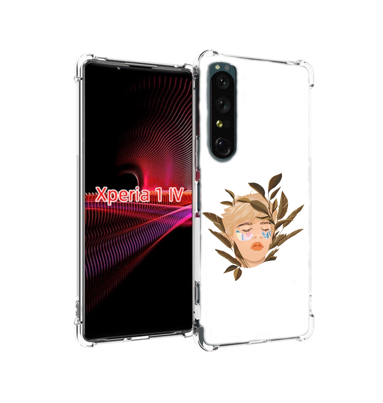 

Чехол накладка MyPads лицо-с-патчами для Sony Xperia 1 IV, Прозрачный, Tocco