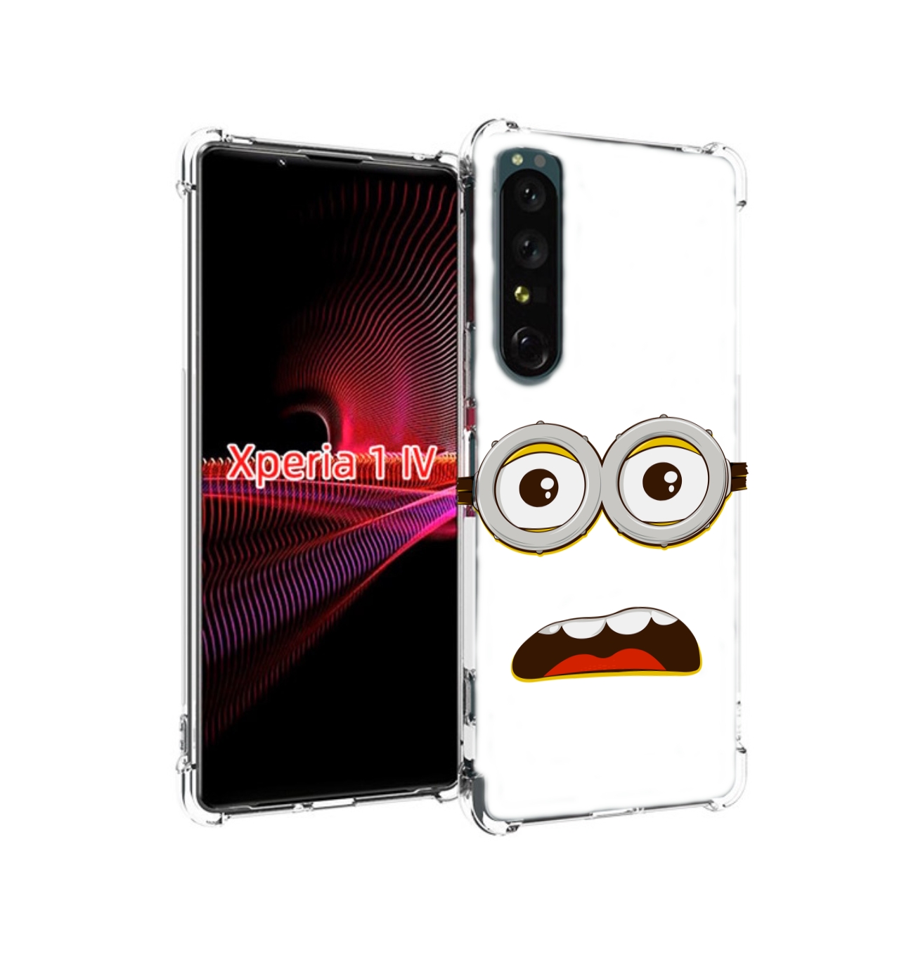 

Чехол накладка MyPads лицо-миньона для Sony Xperia 1 IV, Прозрачный, Tocco