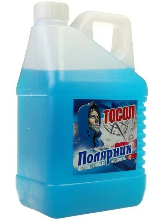 Тосол Полярник (-40C) Синий, 3 Кг Универсальный Ts арт. 430210004