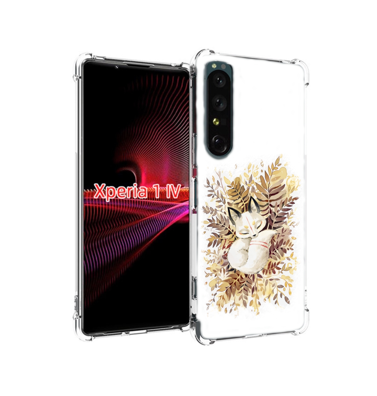 

Чехол накладка MyPads лисенок в траве для Sony Xperia 1 IV, Прозрачный, Tocco