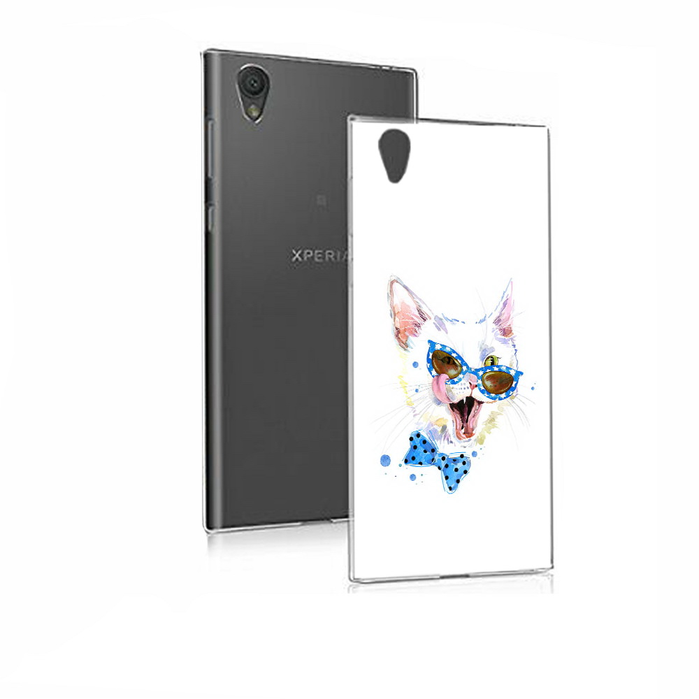 

Чехол MyPads Tocco для Sony Xperia E5 белый кот (PT50363.248.229), Прозрачный, Tocco