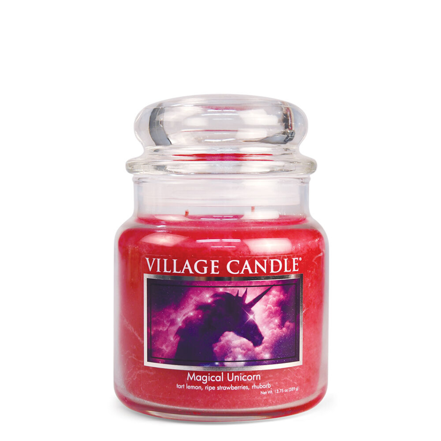 фото Ароматическая свеча village candle "волшебный единорог", средняя