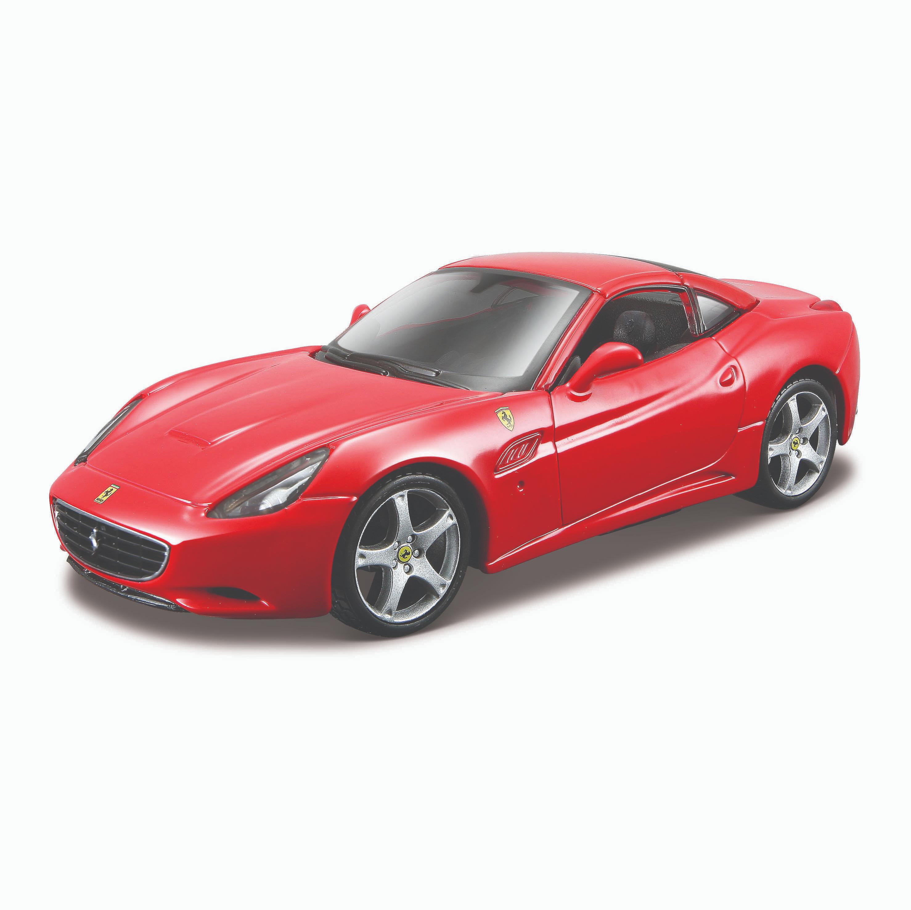 Коллекционная машинка Bburago Феррари 1:32 Ferrari R&P - Ferrari California, красная акриловая краска для моделизма красная а феррари