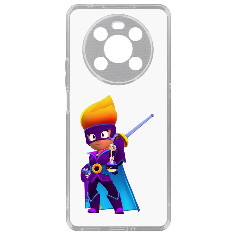 

Чехол-накладка Brawl Stars-Амбер де Ла Вега для Honor X9, Прозрачный
