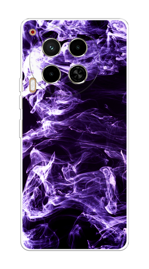 

Чехол на Tecno Camon 30 4G "Фиолетовый дым", Фиолетовый;белый;черный, 305650-1
