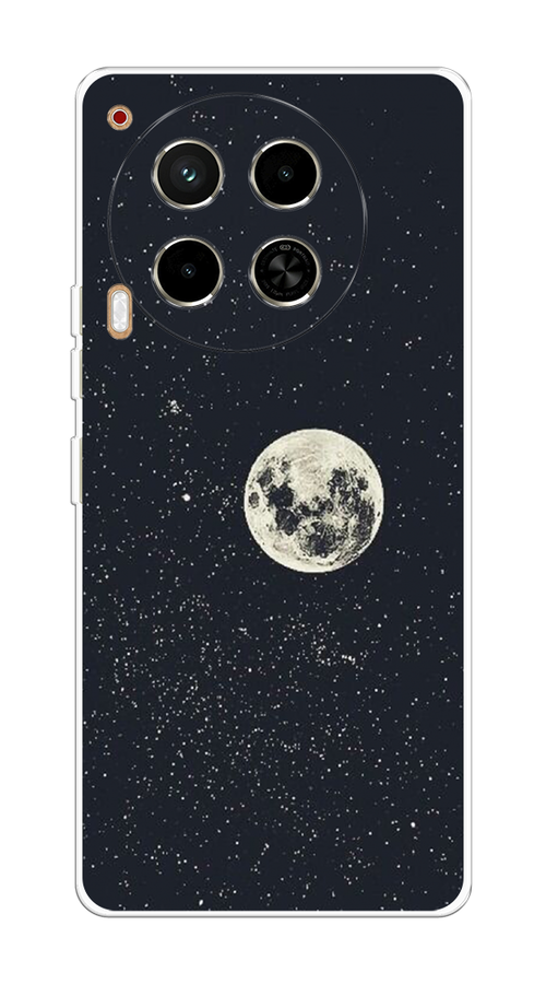 

Чехол на Tecno Camon 30 4G "Полнолуние", Бордовый, 305650-1