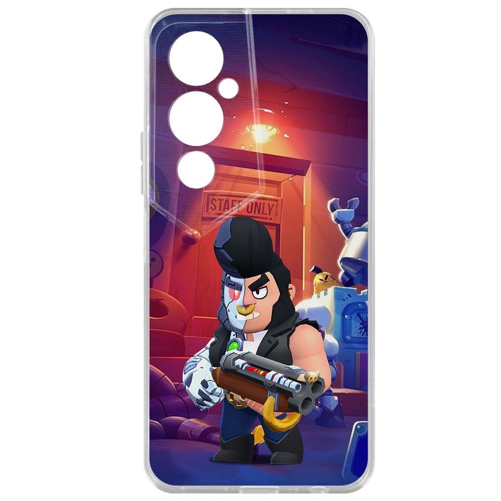 

Чехол-накладка Brawl Stars-Б-800 для Tecno Pova 4 Pro, Прозрачный