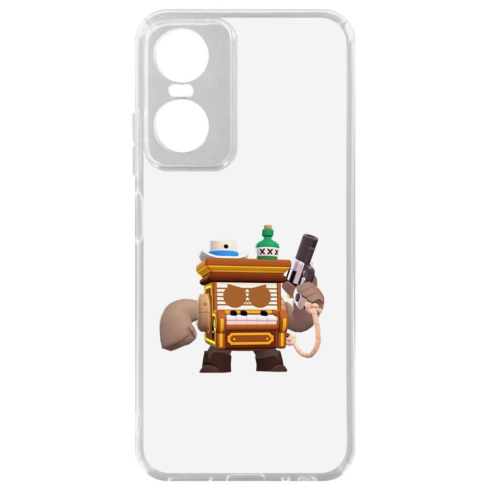 

Чехол-накладка Brawl Stars-8-бит из салуна для Tecno Pop 6 Pro