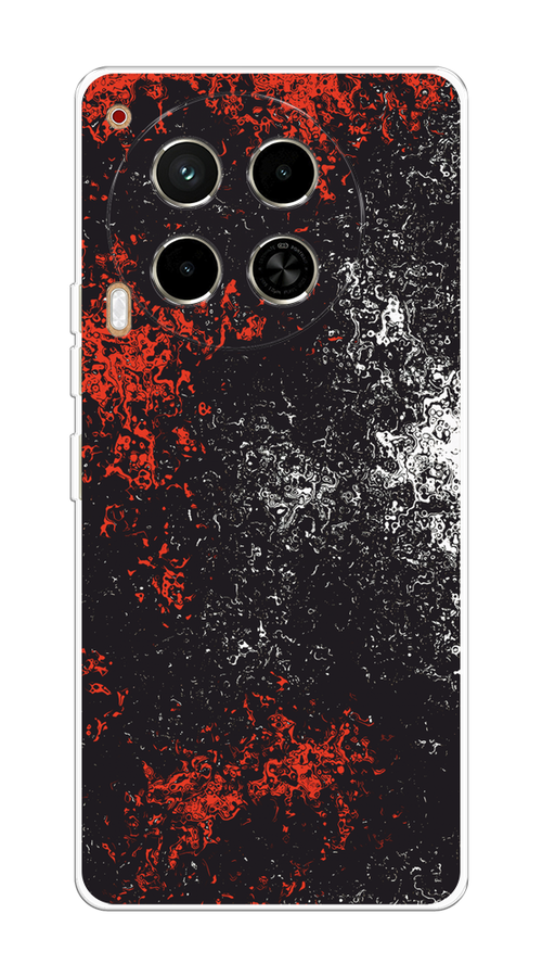 

Чехол на Tecno Camon 30 4G "Монотипия", Красный;черный;белый, 305650-1
