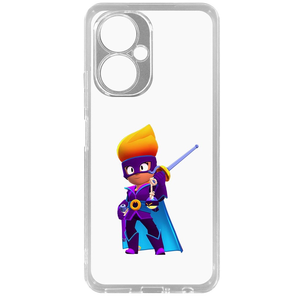 

Чехол-накладка Brawl Stars-Амбер де Ла Вега для Tecno Camon 19, Прозрачный