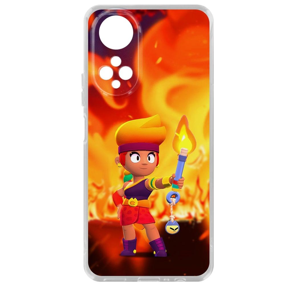

Чехол-накладка Brawl Stars-Амбер для Honor X7, Прозрачный