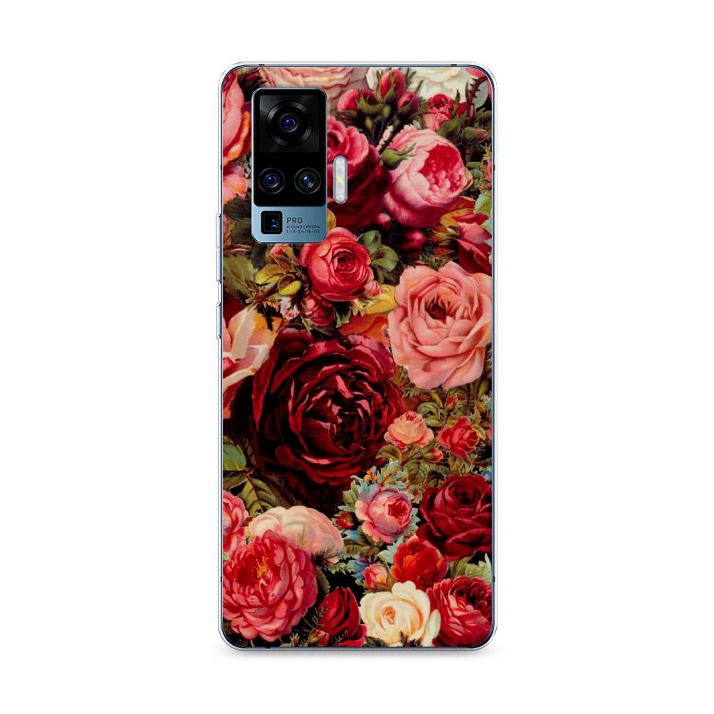 

Чехол Awog на Vivo X50 Pro "Розы винтажные", 262350-8