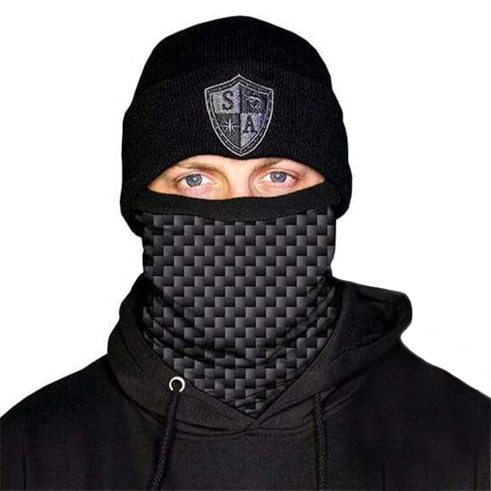 фото Бафф флисовый зимний с утеплителем sa co. carbon fiber fleece lined face shield